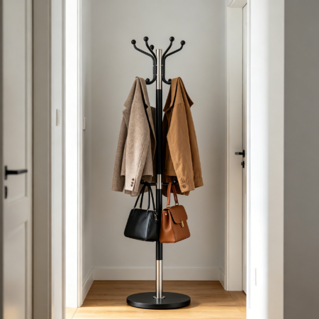 Multi-Hook Coat Rack Stand